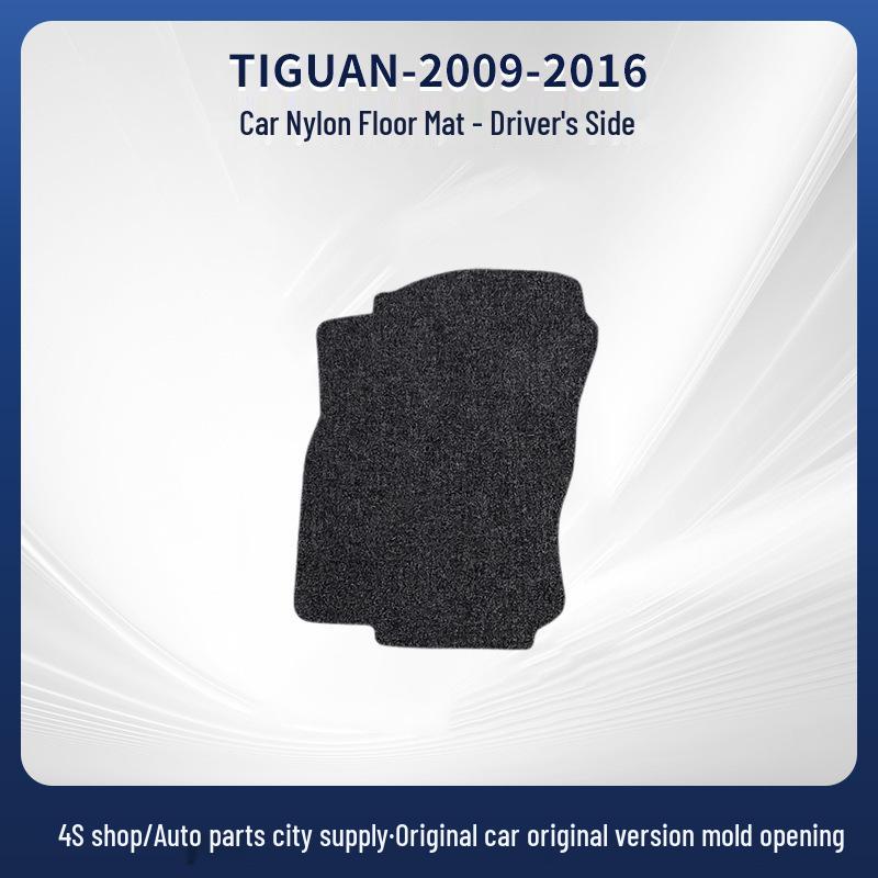 Черные нейлоновые коврики для Volkswagen Tiguan 2009-2016