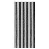 Insect Screen Door Curtain Chenille Grey and Black 100 x 220 cm