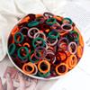 50/100PCS Hair Bands For Kids Baby Girls 3cm High Elastic Mixed Colors Headband Scrunchies Headwear Hair Accessories Gift Holder