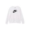 Новая женская толстовка Sportswear Club Fleece с логотипом и круглым вырезом Белая DQ5833-100