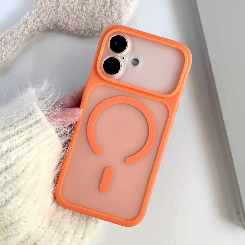 Новый роскошный матовый прозрачный магнитный чехол для телефона для iPhone 17 Pro Air 17 16 15 14 13 Pro Max Съемная крышка объектива для Magsafe