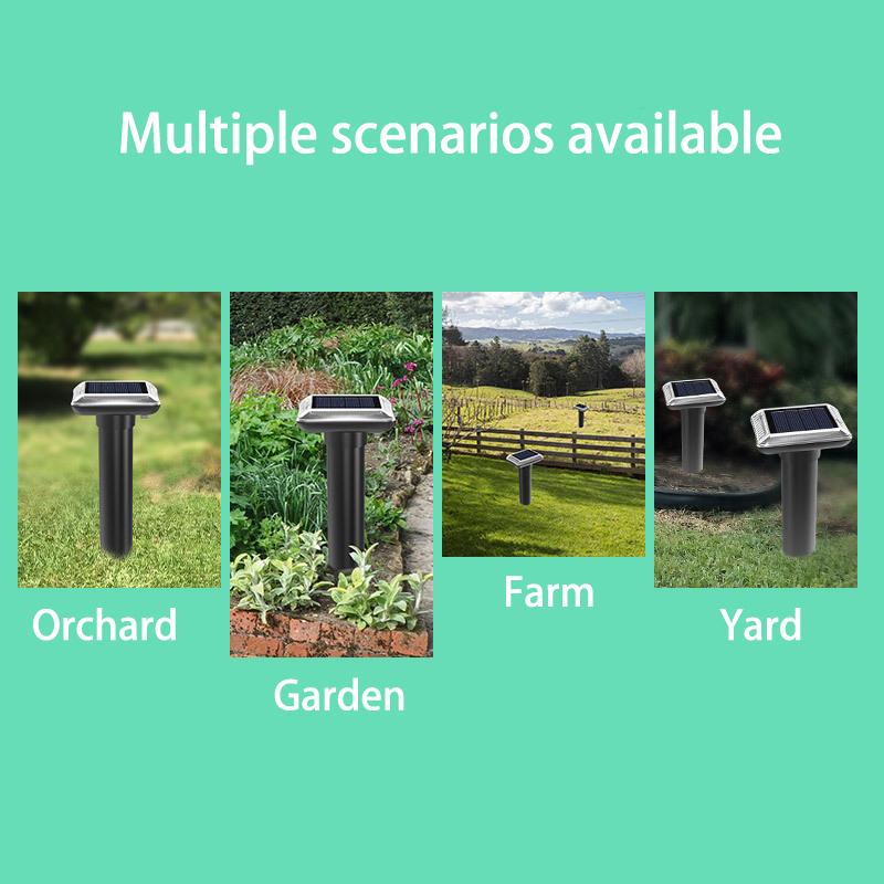 Солнечное средство от крыс, уличное водонепроницаемое ультразвуковое средство от змей для газона, сада, фермы