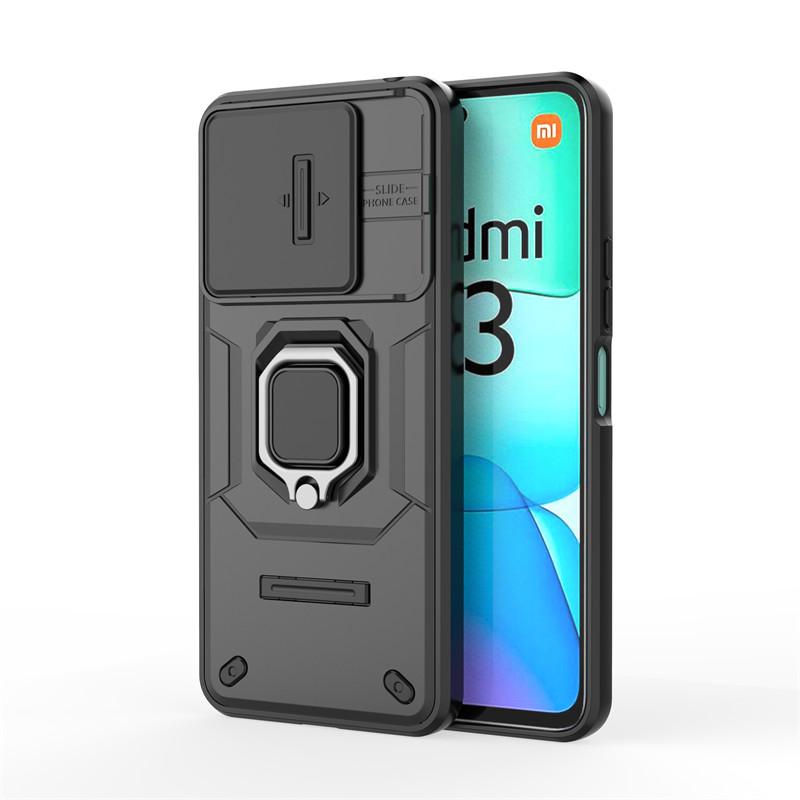 Для Xiaomi Redmi 13x Чехол Slide Camera Len Чехлы для телефонов Xiaomi Redmi 13x Funda Противоударный защитный чехол TPU PC Чехол Xiaomi Redmi 13x