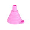 Телескопическая силиконовая складная воронка с длинным горлом для наполнения и фильтрации жидкостей