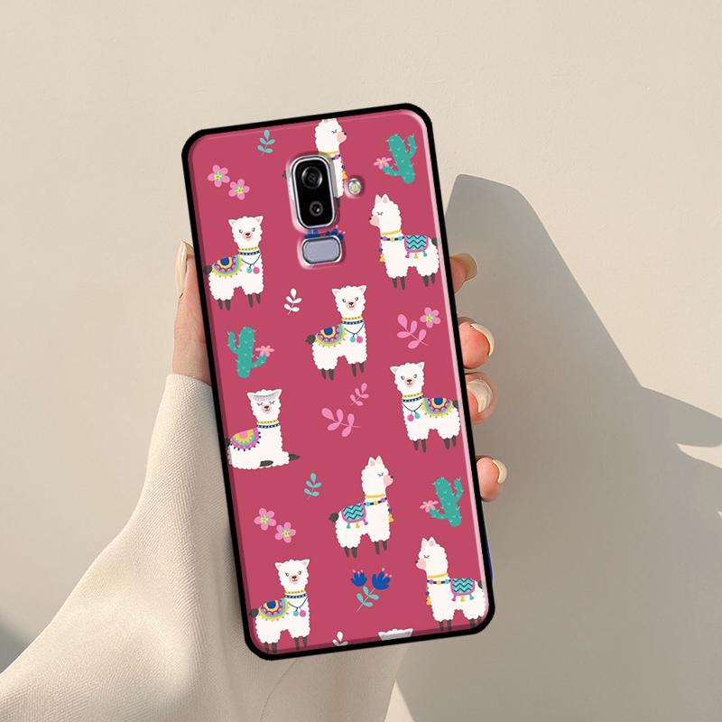 Чехол Lama Llama Alpacas для Samsung Galaxy J3 J5 J7 2017 A3 A5 J1 2016 J4 J6 Plus A6 A7 A8 A9 J8 2018 Coque