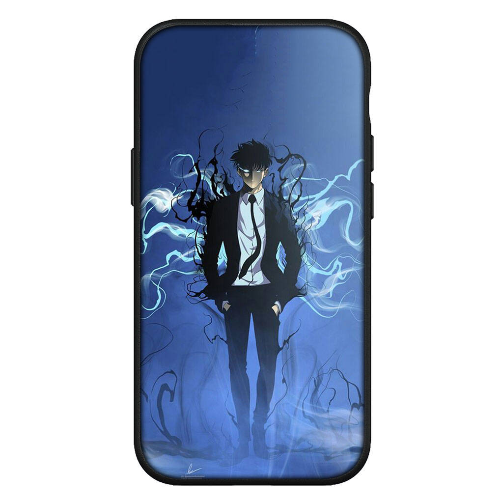 for Motorola Moto Edge 70 60 50 G54 G86 Samsung Galaxy S25 iPhone 17 16 15 Redmi Note 14 13 Pro Max Phone Case Cartoon Sung Jinwoo Solo Leveling Arise