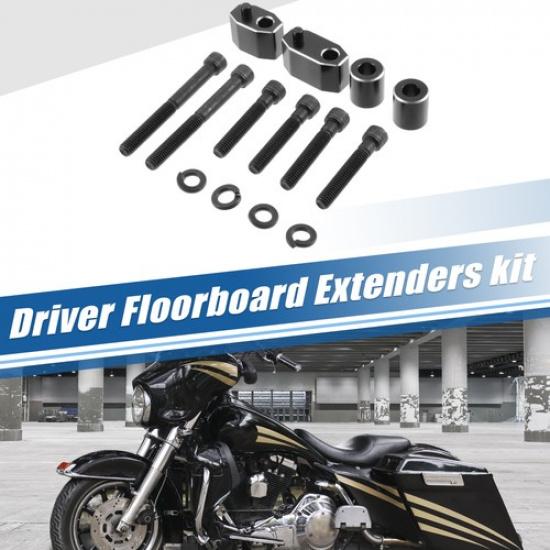 1 Set Motorcycle Pedals Board Spacer Extension Kit for Harley Touring Road