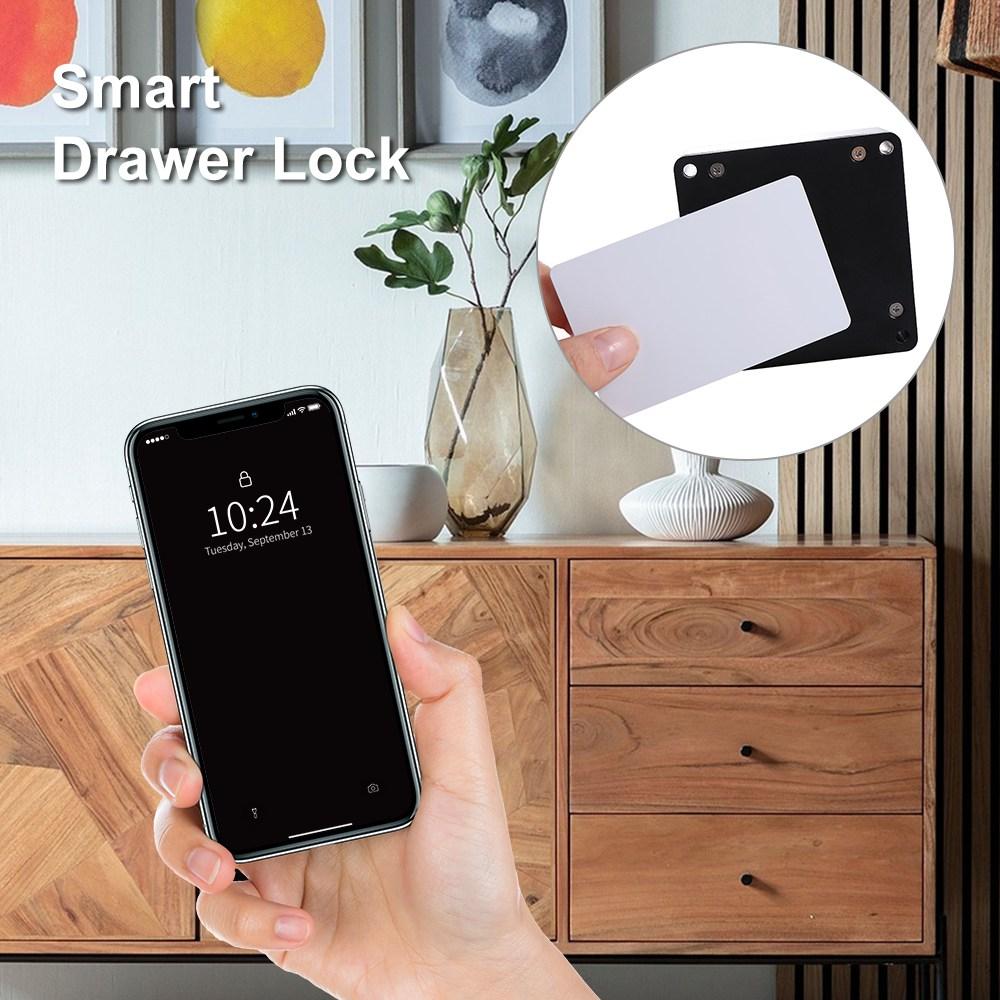 Invisible Hidde RFID smart lock Electronic Sensor Cabinet Lock DIY Hidden Cabinet Lock Single Door