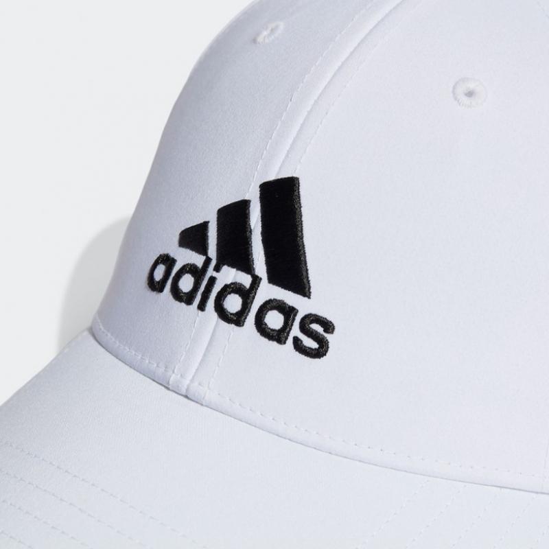 Adidas Embroidered Logo Lightweight Baseball Cap   White Ii3552