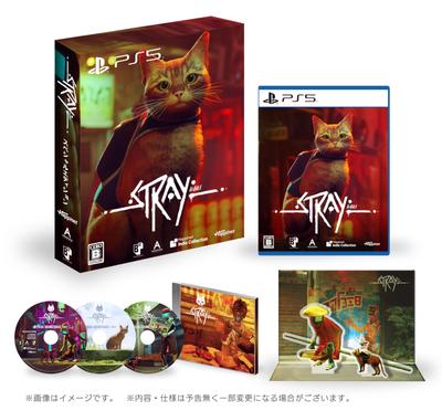 Стойка-диорама из акрила с официальным саундтреком к CD Stray Special Edition - PS5 [Бонус] (комплект из 3 дисков),