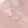 Cute Rabbit Ear Earrings Women's Simple Niche Girl Rabbit Stud Earrings Fashion Temperament Earrings