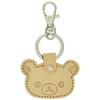 [Ushikubo Craft] Rilakkuma Leather Keychain Face Design Korilakkuma RK-013