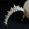Свадебная корона Аксессуары для волос Супер Бессмертная Свадебная Корона Головной убор Новые Корейские Аксессуары для Свадебного Платья День Рождения Стразы Ободок