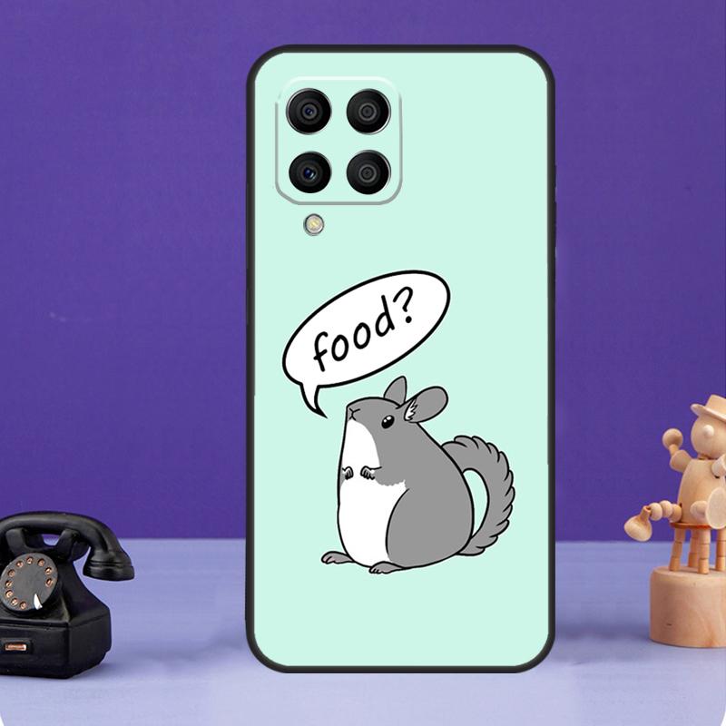 Cute Cartoon Chinchilla Case For Samsung Galaxy M55 M35 M15 M56 M36 M16 M06 M31 M13 M33 M53 M12 M32 M52 M14 M34 M54