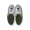 Men's Sneakers Vans PREMIUM Canvas Shoes Unisex Low-top Black Green Leopard Print