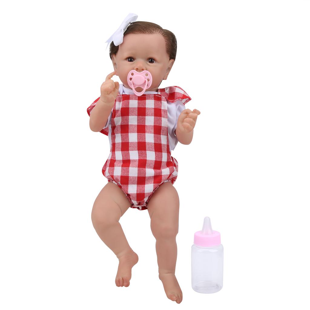 20.8 дюймов Кукла-реборн, имитация новорожденных, девочка, подарок для младенца с соской для кормления