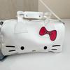 Hello Kitty Large Bowknot Cartoon Handbag - Cute Single Shoulder & Crossbody Travel Bag