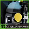 Car Interior Plastic Leather Restorer Quick Coat for Car Interior Refurbish Leather Renovator Conditioner Cleaner Spray