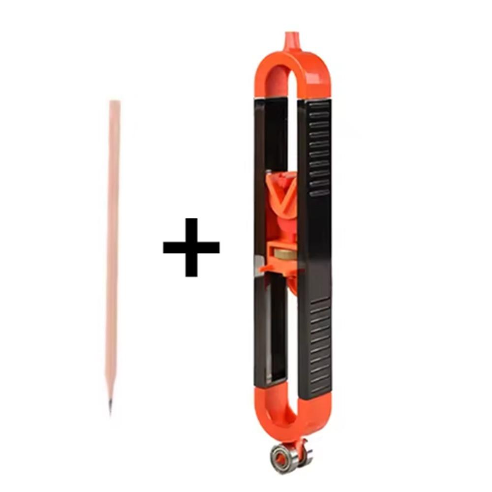 Регулируемый фиксирующий профиль Разметочная линейка Измерительный прибор для деревообработки Измерение нестандартных форм