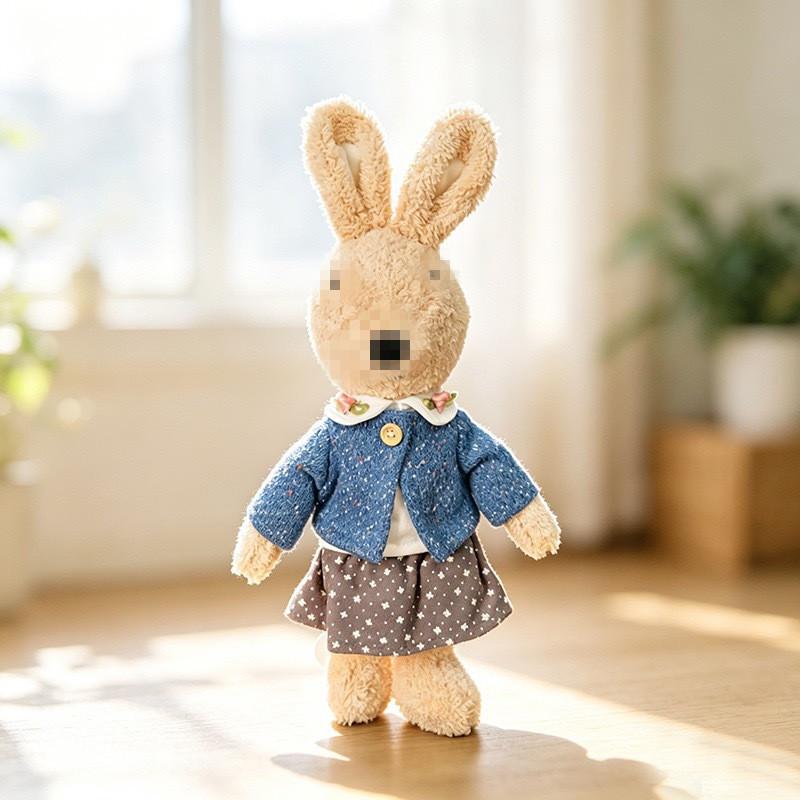 [Cloth Only]  30cm Sugar Rabbit Sucre Rabbit Doll Baby Enlightenment Toys Comfort Doll, Wedding Doll Doll Accessory