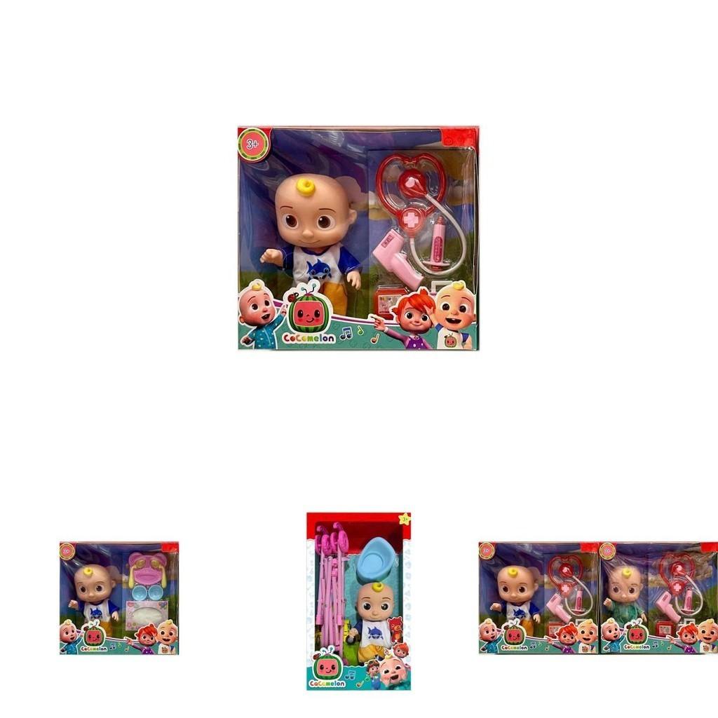 Очаровательная плюшевая кукла Cocomelon Baby Jj с музыкальной шкатулкой для интерактивной игры