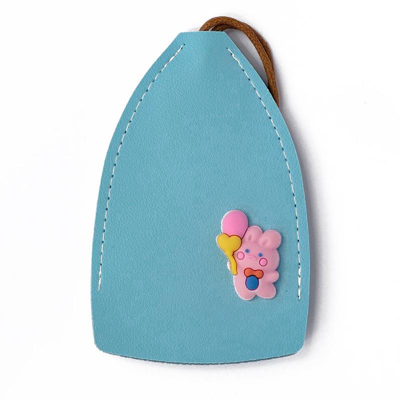 Милый креативный выдвижной чехол для ключей с изображением животных из мультфильма, чехол для ключей из искусственной кожи, большой емкости, органайзер для ключей