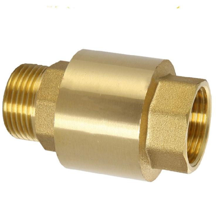 Industrial 6 Inch Thickened Brass Check Valves Easy Threaded Connection For Secure Fluid Control Air and Liquid Systems