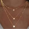 Elegant Rhinestone Butterfly Pendant Necklace Simple Thin Metal Chain Choker Necklace Women's Trendy Party Neck Jewelry
