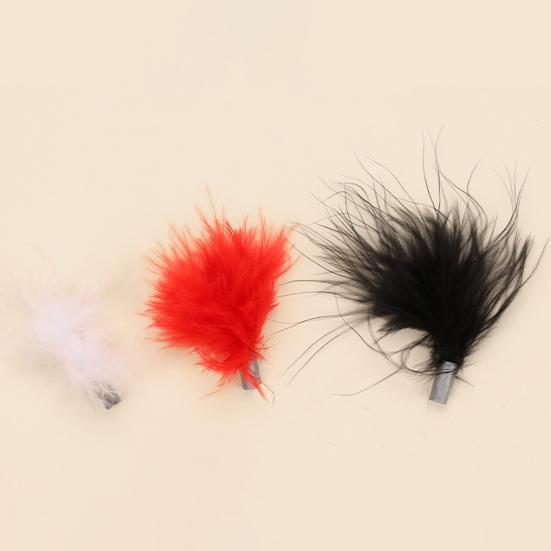 Игрушка для кошки Дизайн с 8 отверстиями Сменное перо Интеллектуальная Устойчивая к укусам Автоматическое включение/выключение Снятие скуки АБС Пластик Для помещения Электрическая Умная Игрушка-дразнилка для кошки