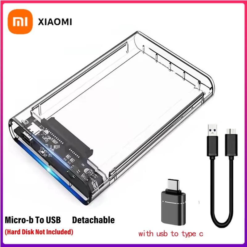 Xiaomi Коробки для жестких дисков USB 3.0 к SATA III Чехол для жесткого диска 2,5-дюймовый жесткий диск SSD Корпус Внешний корпус Коробка для жесткого диска Внешний корпус для жесткого диска