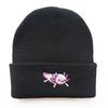 Popular European and American men's and women's autumn and winter cartoon animal hexagonal dinosaur embroidered knitted hat, woolen hat, outdoor