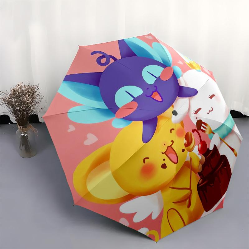 1pc Cute Animal Party Celebration Umbrella with Plastic Handle,Suitable for All Seasons Home Travel Outdoor UmbrellaM1052