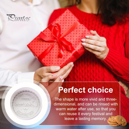 Рождественские штампы для печенья 3D персонализированные помадка глазурь украшение патока кекс резаки выпечка подарок для начинающих семья