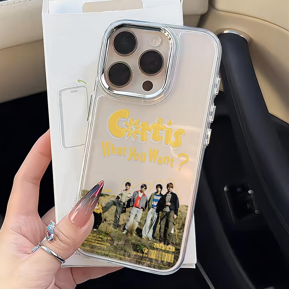 Чехол для телефона Kpop C-CORTIS для iPhone 17 16e 16 15 14 13 12 11 mini Pro Max X XR XSMAX 8 7 Air Plus Прозрачный Мягкий Чехол
