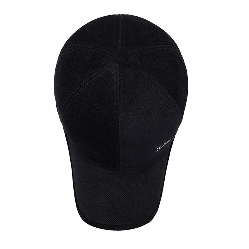 Мужская шапка осень-зима теплая кепка для людей среднего и пожилого возраста бархатная толстая уличная защита ушей бейсболка