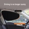 Car Black Vinyl Static Cling Sunshade: Side Window Privacy & Heat Insulation for Baby
