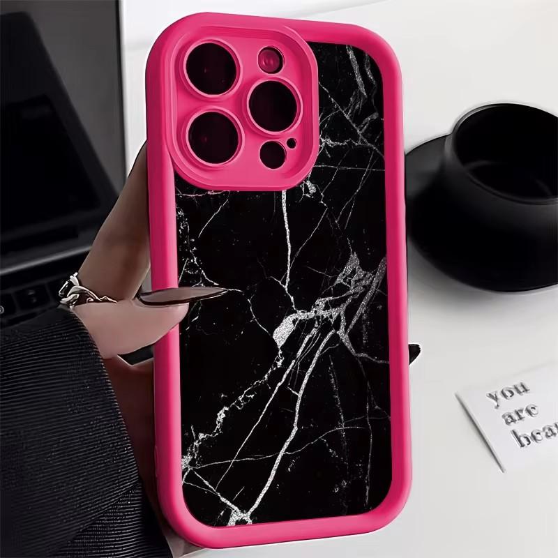 Чехол для телефона для iPhone 17 16 15 14 Pro Max Plus 13 12 11 Pro XR X XS 7 8 Plus SE2 17Air Масляная живопись Золотой Мрамор Ударопрочный Чехол