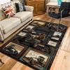 Construction Machinery Rug Pattern Rug Floor Mat for Living Room or Bedroom Soft and Comfortable Carpet a Gift for Birthday and Holiday.