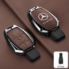 ZJH5   Car Smart Key Case Cover Metal Protect Shell Keychain For Mercedes Benz B C E S Class W204 W212 X204 W222 W246 W447 GLK GLA CLA