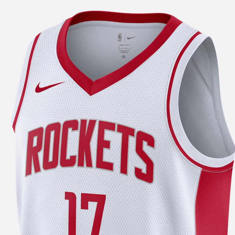 Nike Баскетбольная майка Houston Rockets Мужская Белая