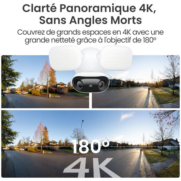 Caméra de surveillance - REOLINK - F751W - Extérieur - Vision nocturne - Blanc