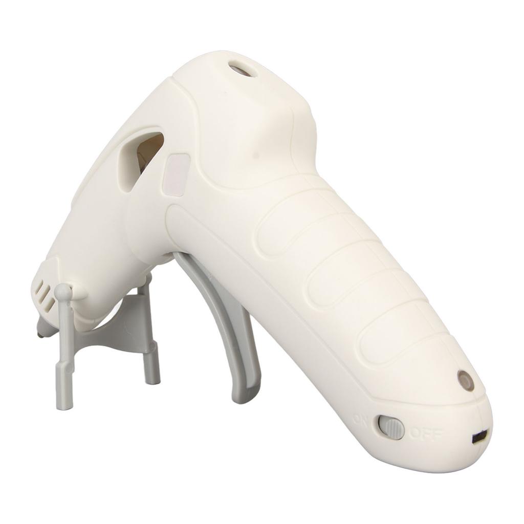 10 Вт Машина для горячего клея с 30 клеевыми стержнями Складная подставка Быстрый предварительный нагрев Инструмент для горячего клея для ремесленных проектов Белый