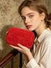 Красный Бархат Chanel Сумка для Макияжа Бренд Аксессуар для Красоты, Портативная Косметичка на Молнии Органайзер для Путешествий и Умывания для Хранения Помады Наушников Карты Ключа