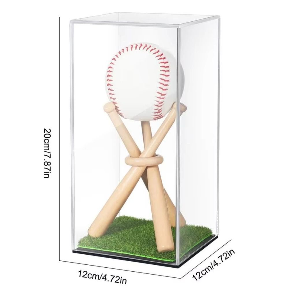 UV Protection Baseball Display Stand Acrylic Baseball Holder Case Baseball Storage Boxes Softball
