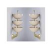 3 Arm Rare Sconces Italian Stilnovo Style Mid Century Wall Lights Lamps Fixture