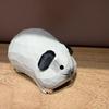 Ручная резьба Декоративная деревянная фигурка морской свинки Скульптура Милая статуэтка кави Украшение Полка Домашний стол Офис Питомцы Декор Подарок