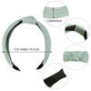 Women Headdress Solid Color Cloth Headband Girls Hairband Hair Hoop Female Hair Accessories