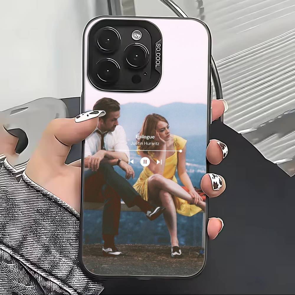 Чехол для телефона с фильмом Ла-Ла Лэнд для iPhone 17, 16, 15, 14, 13, 12, 11 Plus, Pro Max, XS, Цветной Серебристый Черный Чехол