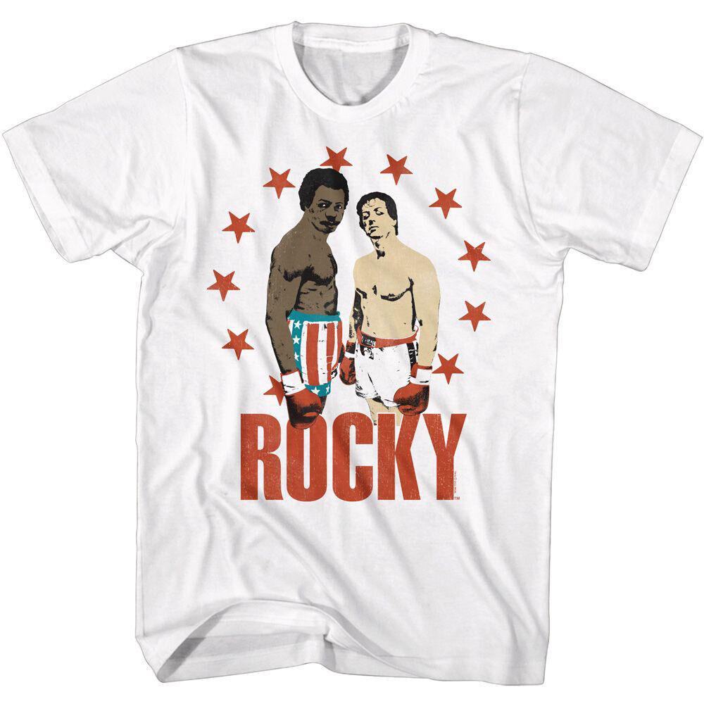 Rocky Rocky Star Circle Белая футболка унисекс