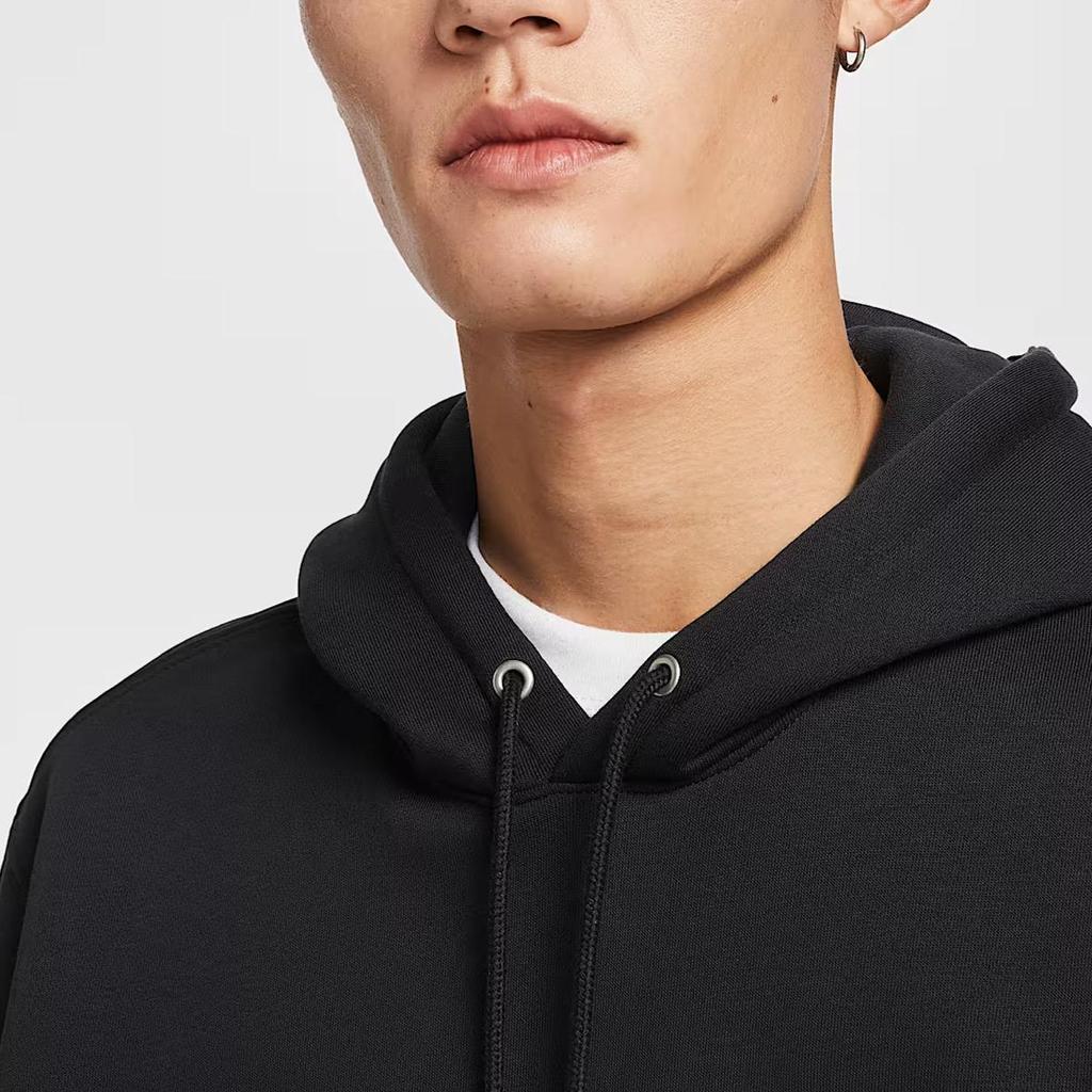 Nike Мужская флисовая толстовка Club Sportswear с круглым вырезом Черная FN3869-010